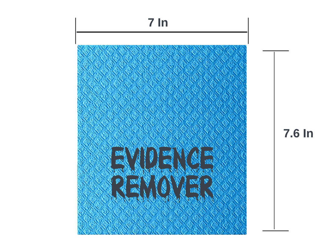 Swedish Dishcloths - Set of 10 "Evidence Remover" Design