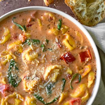 Cajun Tortellini Soup