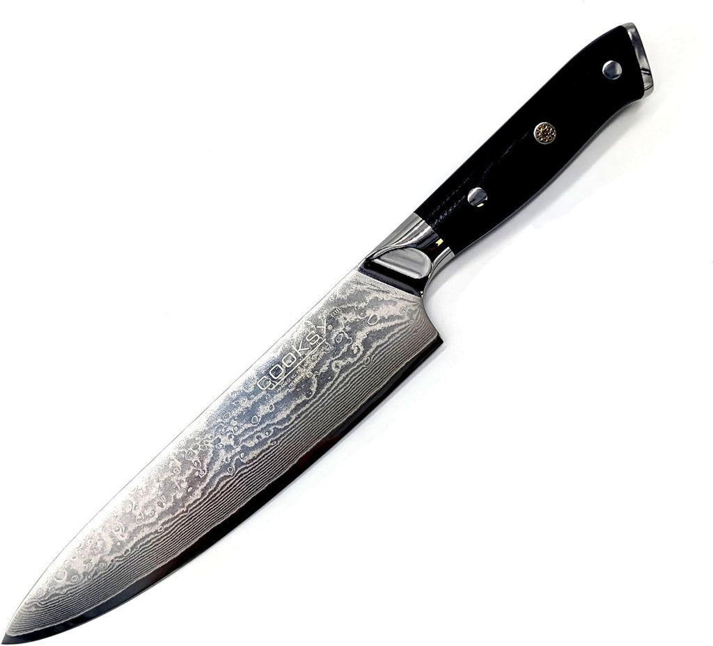 Kodiak 8 Damascus Steel Chef Knife - G10 Handle