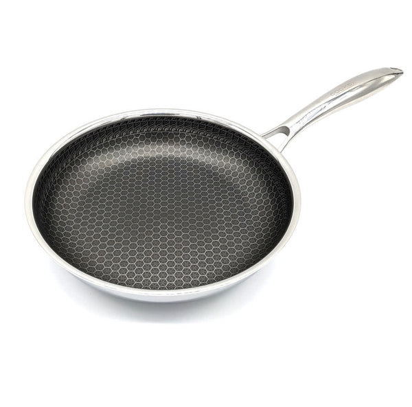 Cooksy Hexagon 11 Stainless Nonstick Hybrid Fry Pan With Lid – Kitchen  Oasis