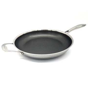 Cooksy 12 inch Ceramic Hybrid Nonstick Fry Pan