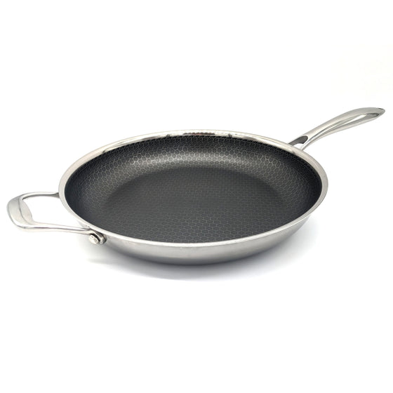 Cooksy 12 inch Ceramic Hybrid Nonstick Fry Pan